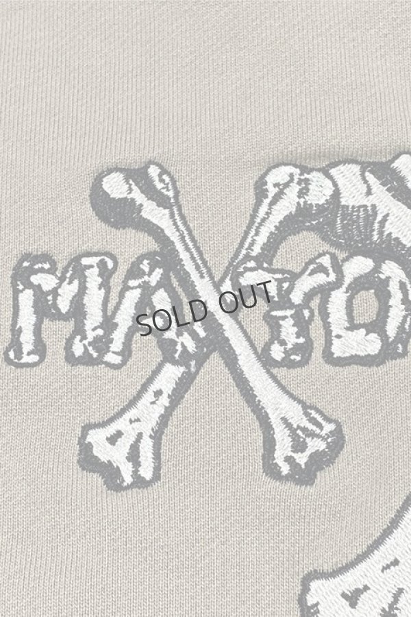 画像3: MAYO メイヨー MAYO CROSS BONES Embroidery Hoodie{-BDS} (3)