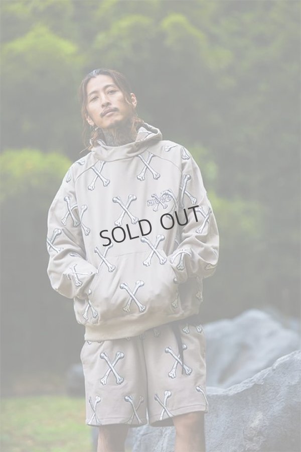 画像5: MAYO メイヨー MAYO CROSS BONES Embroidery Hoodie{-BDS} (5)