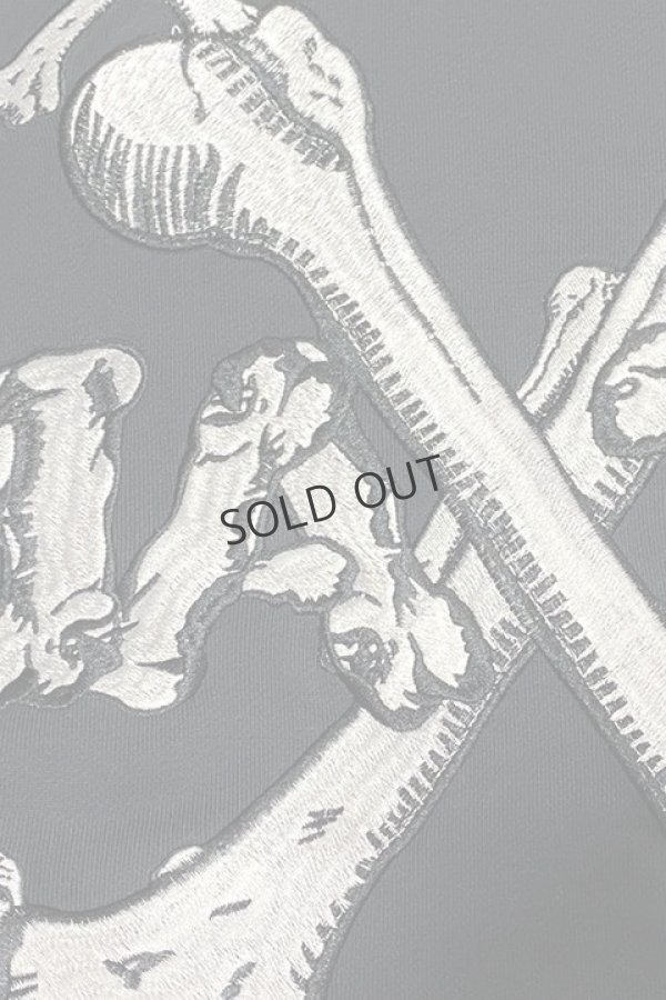 画像4: {SOLD}MAYO メイヨー MAYO CROSS BONES Embroidery Hoodie{-BDS} (4)