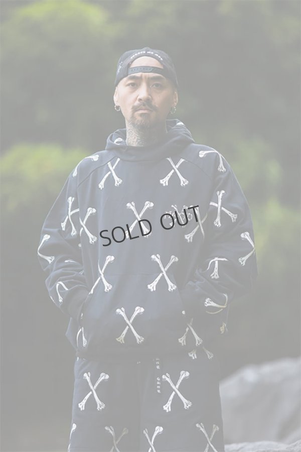 画像6: {SOLD}MAYO メイヨー MAYO CROSS BONES Embroidery Hoodie{-BDS} (6)