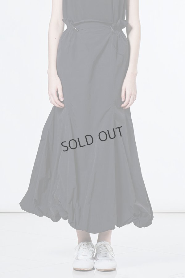 画像1: {SOLD}ダブスタ ダブルスタンダードクロージング｜DOUBLE STANDARD CLOTHING ESSENTIAL / ライトワッシャータフタスカート{-BES} (1)