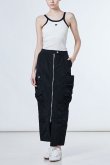 画像3: ダブスタ ダブルスタンダードクロージング｜DOUBLE STANDARD CLOTHING ESSENTIAL / グロッシータフタスカート{-BES} (3)