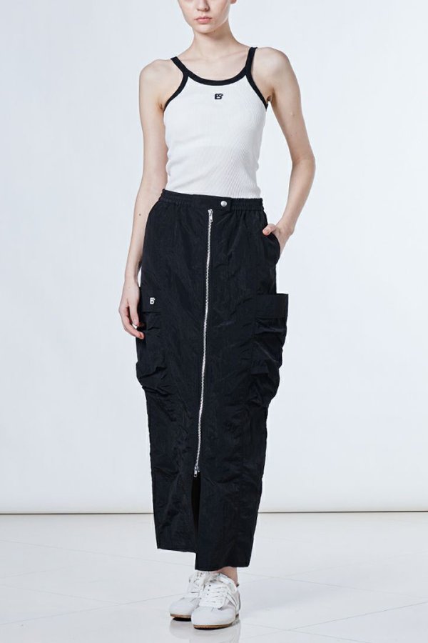 画像3: 【 40%OFF セール31,900円→19,140円】 ダブスタ ダブルスタンダードクロージング｜DOUBLE STANDARD CLOTHING ESSENTIAL / グロッシータフタスカート{-BES} (3)