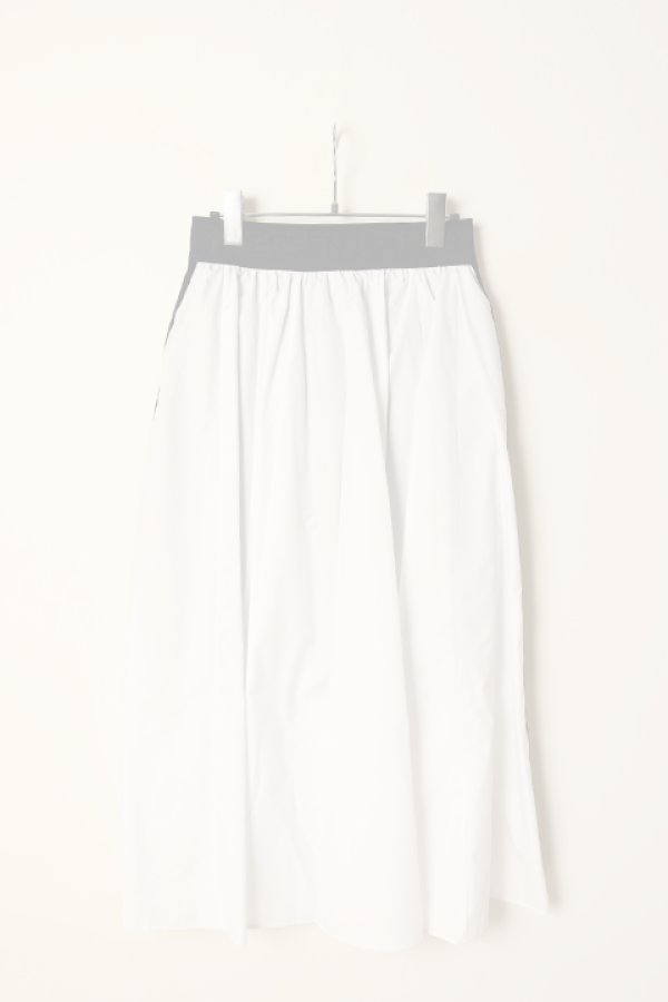 画像1:   ダブスタ ダブルスタンダードクロージング｜DOUBLE STANDARD CLOTHING １４G3Pミラノリブ×タフタリバーシブルスカート{-BCA} (1)