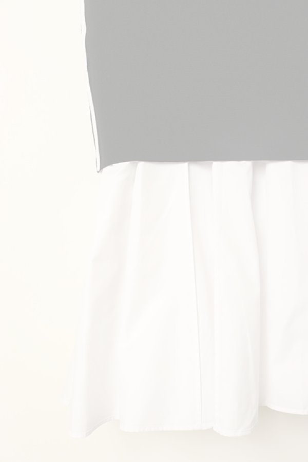 画像7:   ダブスタ ダブルスタンダードクロージング｜DOUBLE STANDARD CLOTHING １４G3Pミラノリブ×タフタリバーシブルスカート{-BCA} (7)