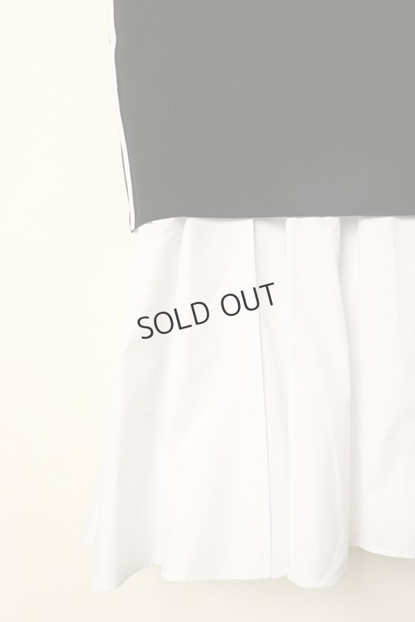 画像7: {SOLD}ダブスタ ダブルスタンダードクロージング|DOUBLE STANDARD CLOTHING 14G3Pミラノリブ×タフタリバーシブルスカート{-BCA} (7)