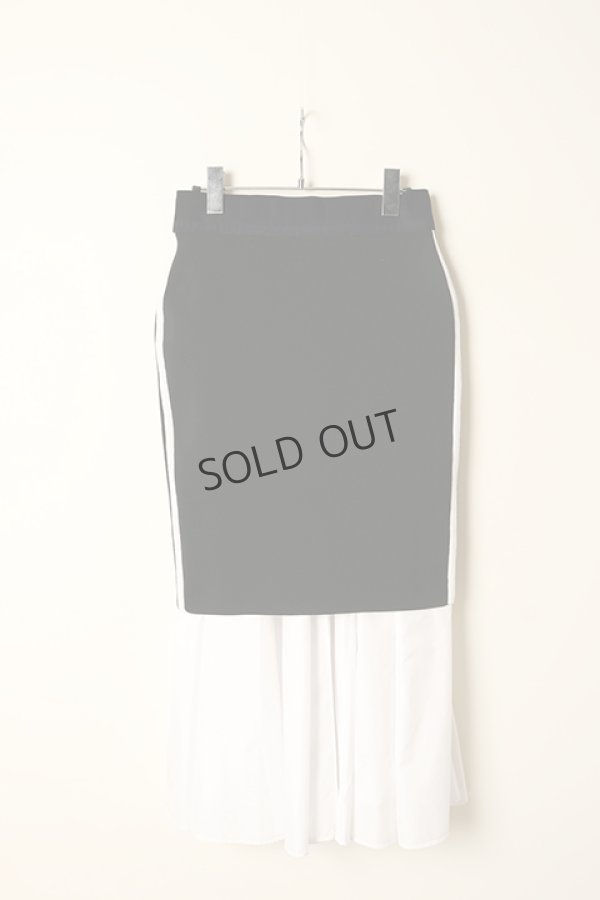 画像9: {SOLD}ダブスタ ダブルスタンダードクロージング|DOUBLE STANDARD CLOTHING 14G3Pミラノリブ×タフタリバーシブルスカート{-BCA} (9)