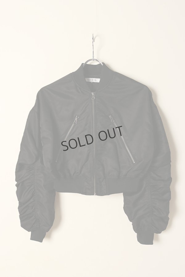 画像3: {SOLD}ダブスタ ダブルスタンダードクロージング｜DOUBLE STANDARD CLOTHING ESSENTIAL / ギャザースリーブナイロンジャケット{-BCA} (3)