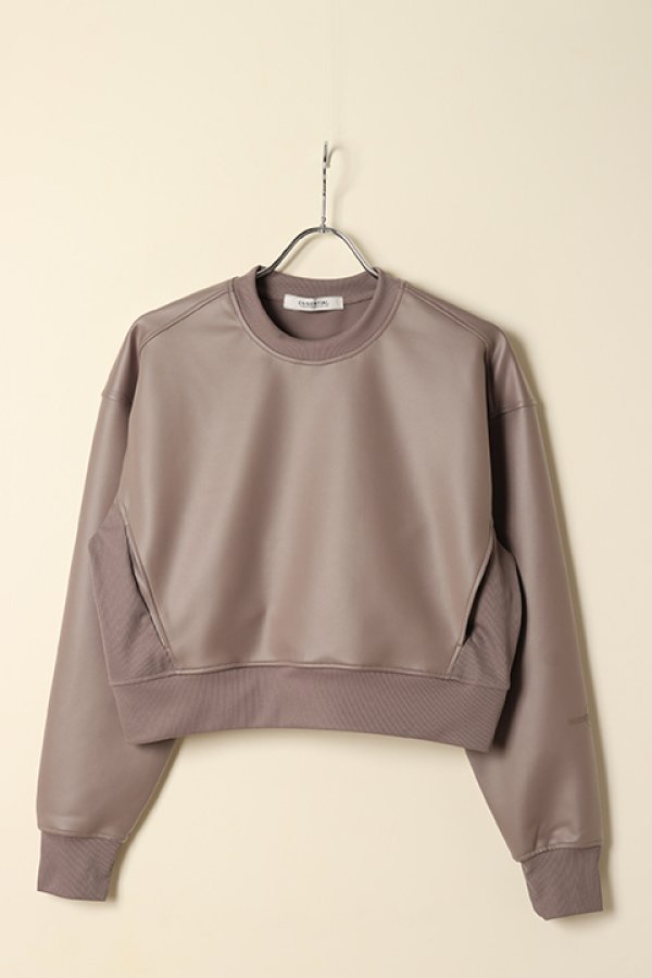 画像4: 【 40%OFF セール18,700円→11,220円】 ダブスタ ダブルスタンダードクロージング｜DOUBLE STANDARD CLOTHING ESSENTIAL / アクアスーティングライクレザープルオーバー{-BCA} (4)