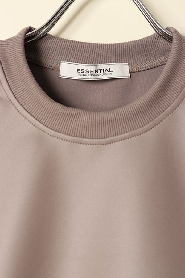 画像5: 【 40%OFF セール18,700円→11,220円】 ダブスタ ダブルスタンダードクロージング｜DOUBLE STANDARD CLOTHING ESSENTIAL / アクアスーティングライクレザープルオーバー{-BCA} (5)