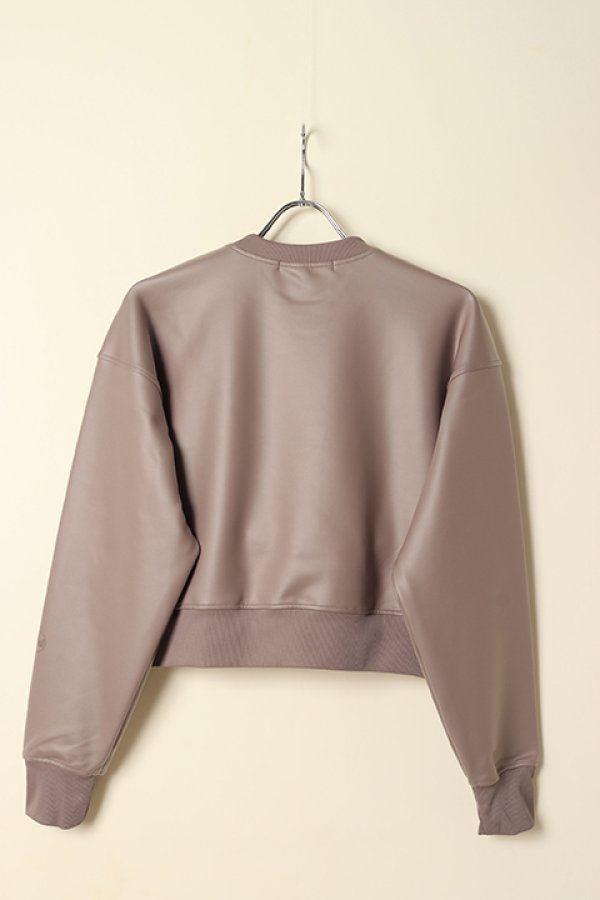 画像8: 【 40%OFF セール18,700円→11,220円】 ダブスタ ダブルスタンダードクロージング｜DOUBLE STANDARD CLOTHING ESSENTIAL / アクアスーティングライクレザープルオーバー{-BCA} (8)