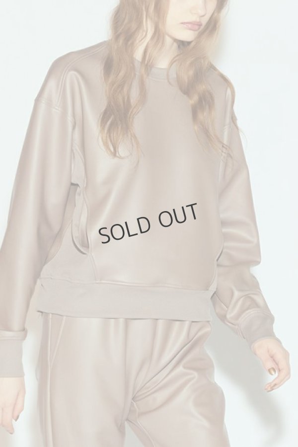 画像2: {SOLD}ダブスタ ダブルスタンダードクロージング｜DOUBLE STANDARD CLOTHING ESSENTIAL / アクアスーティングライクレザープルオーバー{-BCA} (2)