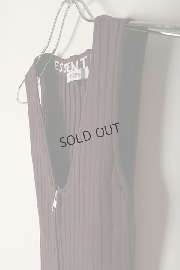 画像7: {SOLD}DOUBLE STANDARD CLOTHING ダブルスタンダードクロージング RUTHENA 12G2P ワイドリブ ニット{-BCS} (7)