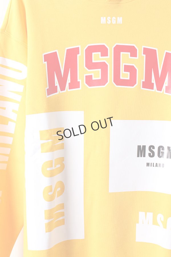 画像4: {SOLD}MSGM エムエスジーエム FELPA/SWEATSHIRT{2540MM174184799-07-AHA} (4)