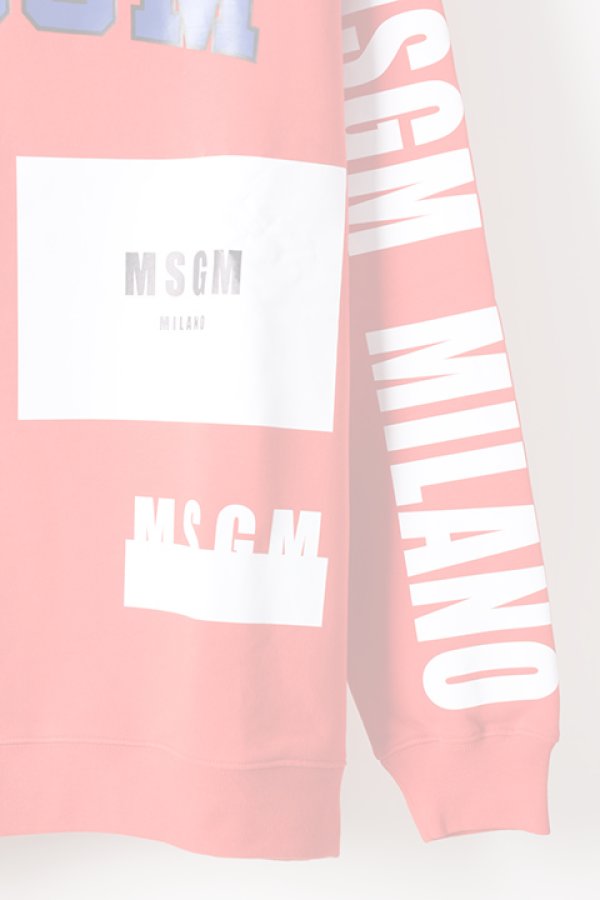画像4:  {SOLD} MSGM エムエスジーエム FELPA/SWEATSHIRT{2540MM174184799-18-AHA} (4)