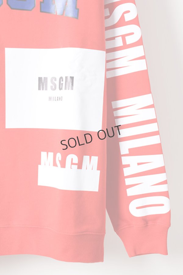 画像4: {SOLD}MSGM エムエスジーエム FELPA/SWEATSHIRT{2540MM174184799-18-AHA} (4)
