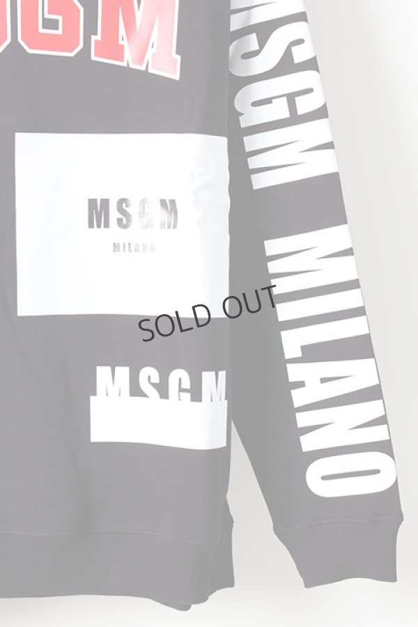 画像4: {SOLD}MSGM エムエスジーエム FELPA/SWEATSHIRT{2540MM174184799-99-AHA} (4)