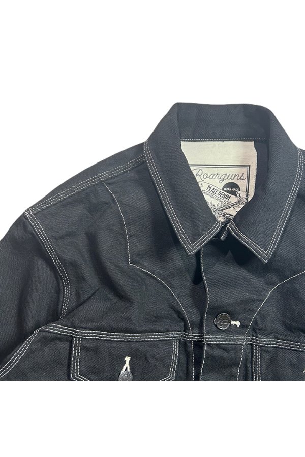 画像2: roarguns ロアーガンズ ONE WASH DENIM JACKET{-BEA} (2)