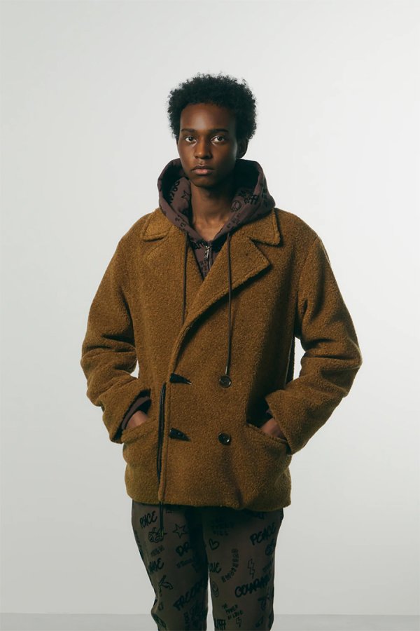 画像5: roarguns ロアーガンズ SHEEP BOA COAT{-BEA} (5)