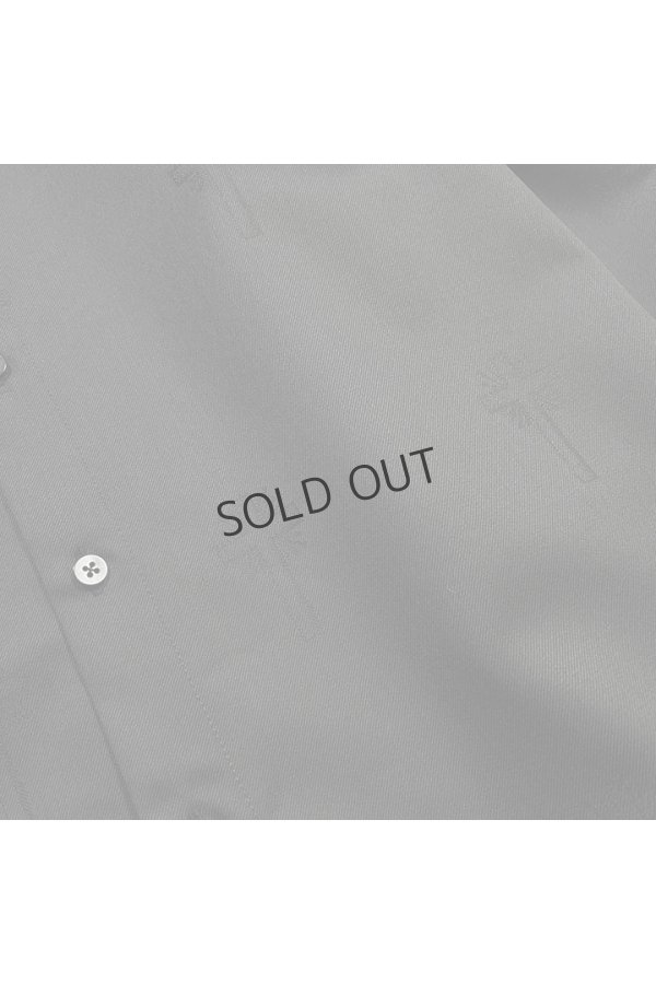 画像4: {SOLD}roarguns ロアーガンズ CROSS JACQUARD WOOL SHIRT{-BEA} (4)