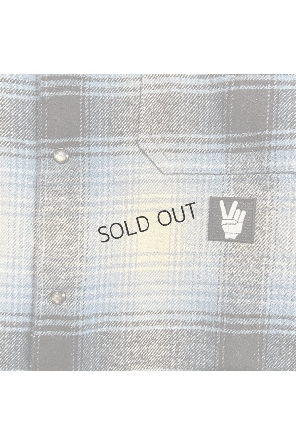 画像2: roarguns ロアーガンズ COTTON SILK CHECK SHIRT{-BEA} (2)