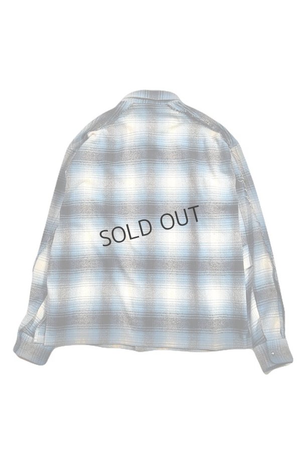画像4: roarguns ロアーガンズ COTTON SILK CHECK SHIRT{-BEA} (4)