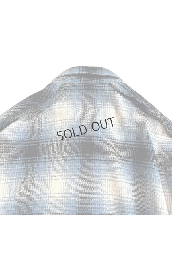 画像5: roarguns ロアーガンズ COTTON SILK CHECK SHIRT{-BEA} (5)