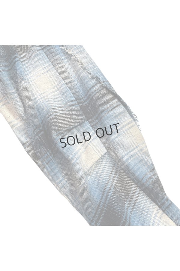 画像7: roarguns ロアーガンズ COTTON SILK CHECK SHIRT{-BEA} (7)