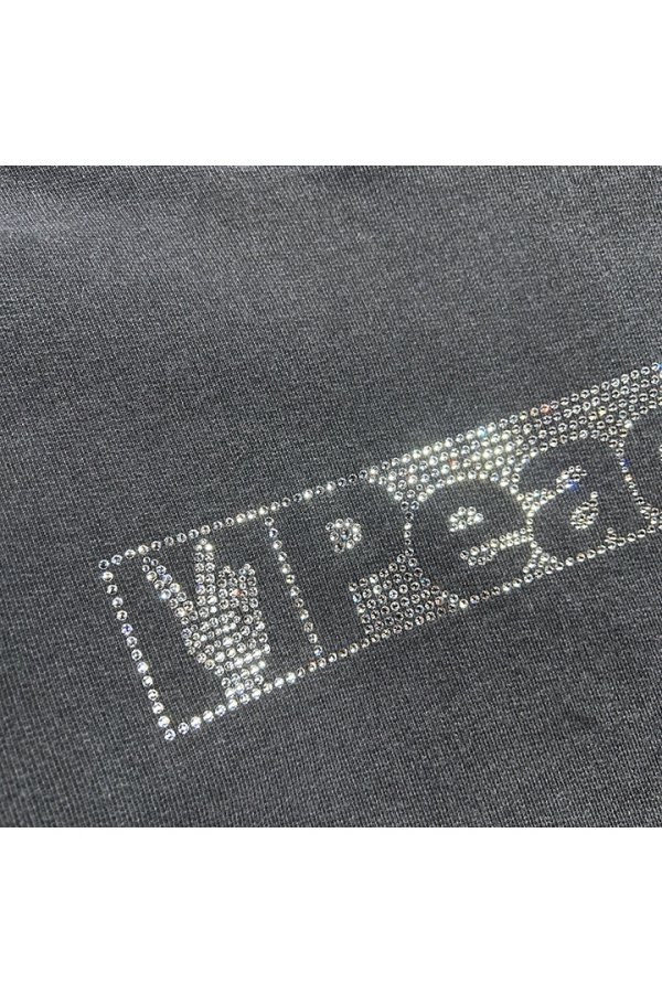 画像3: roarguns ロアーガンズ PEACE CRYSTAL SWEATSHIRT{-BEA} (3)