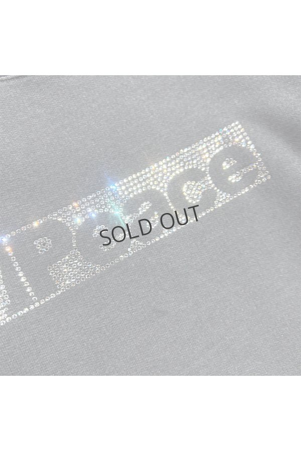 画像4: {SOLD}roarguns ロアーガンズ PEACE CRYSTAL SWEATSHIRT{-BEA} (4)