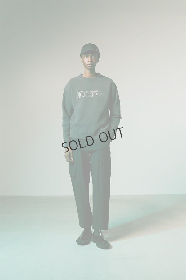 画像7: {SOLD}roarguns ロアーガンズ PEACE CRYSTAL SWEATSHIRT{-BEA} (7)