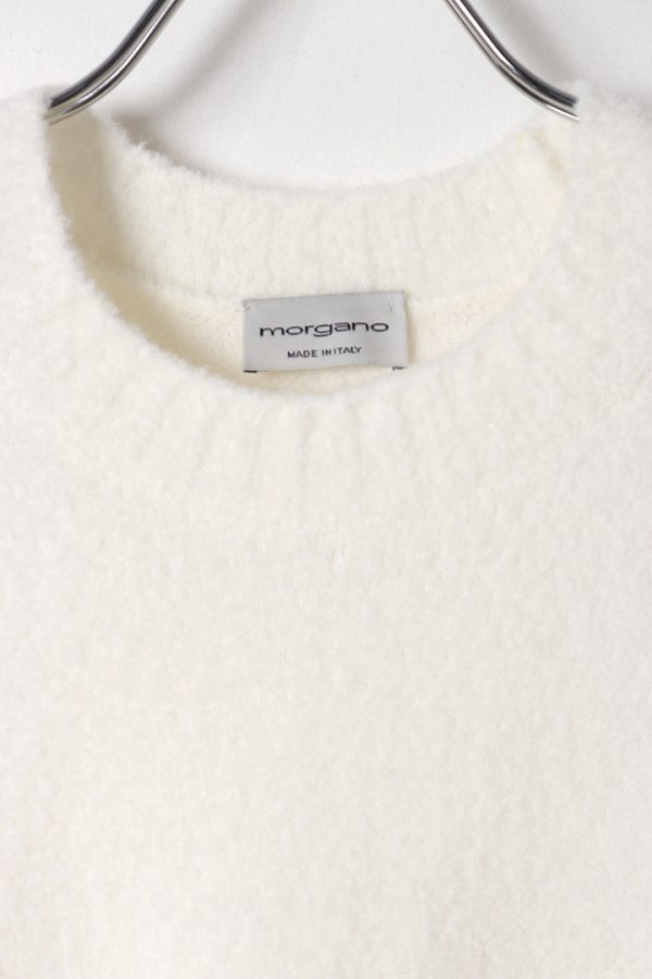 画像2: MORGANO モルガーノ Girocollo manica a martello{-BEA} (2)