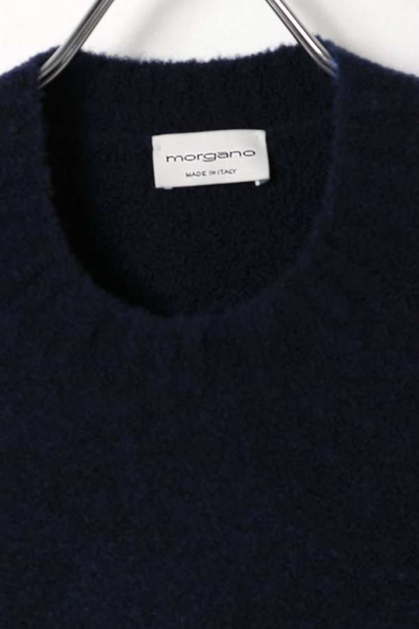 画像2: MORGANO モルガーノ Girocollo manica a martello{-BEA} (2)