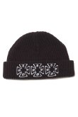 画像2: {SOLD}MAYO メイヨー IRON CROSS LOGO REVERSIBLE EMBROIDERY KNIT CAP ニットキャップ{-BEA} (2)