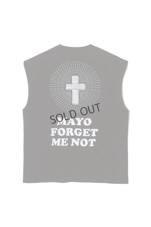 画像2: {SOLD}MAYO メイヨー MAYO FOREVER EMBROIDERY SLEEVELESS TEE{-BES} (2)