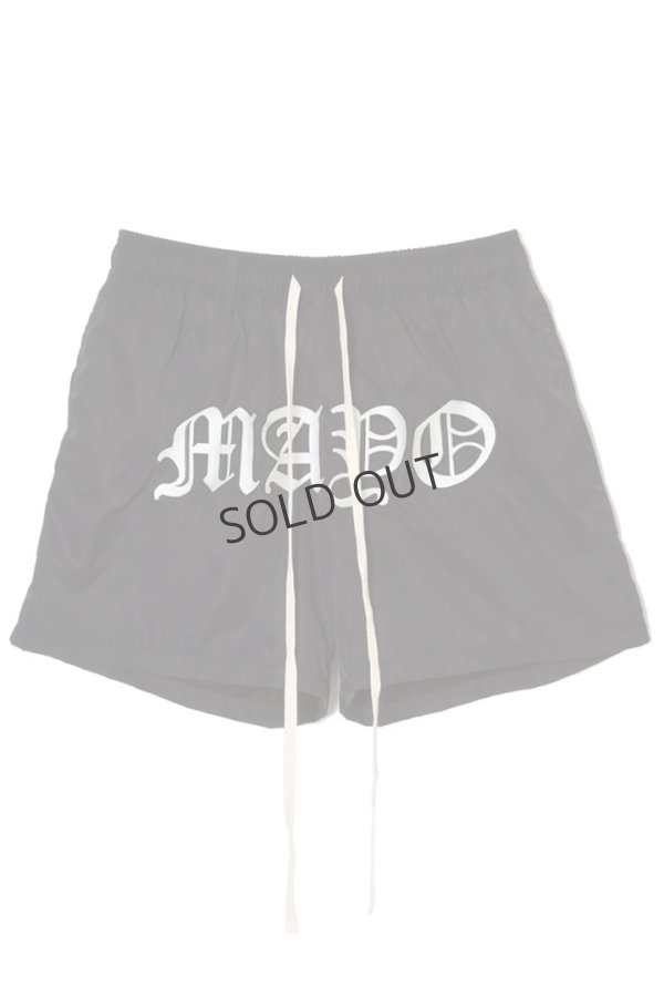 画像1: {SOLD}MAYO メイヨー MAYO CENTER LOGO EMBROIDERY SWIM SHORTS{-BES} (1)