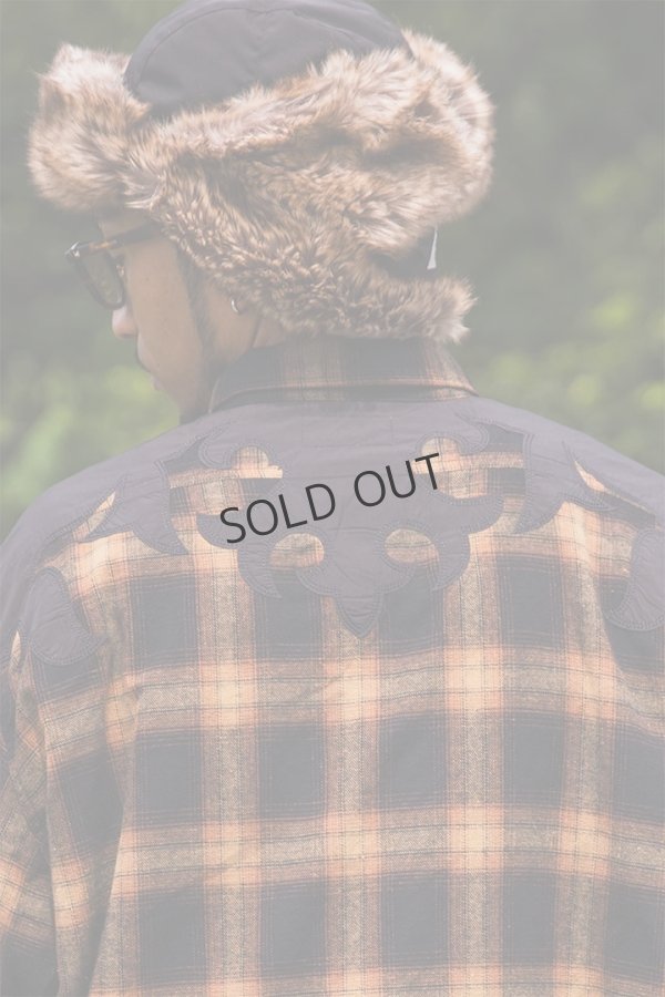 画像8: MAYO メイヨー STUD LOOK EMBROIDERY CHECK SHIRT スタッズ風刺繍チェックシャツ{-BEA} (8)