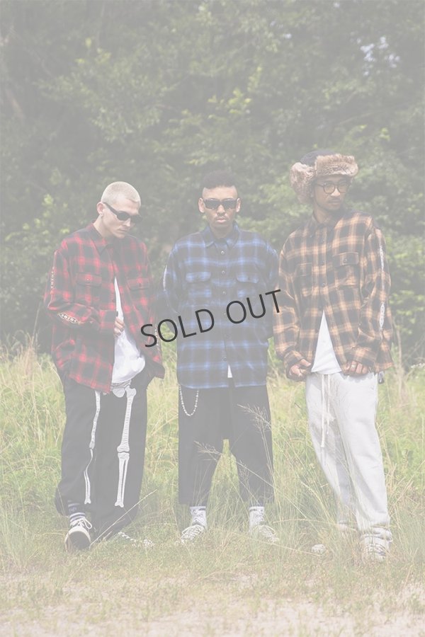 画像10: MAYO メイヨー STUD LOOK EMBROIDERY CHECK SHIRT スタッズ風刺繍チェックシャツ{-BEA} (10)