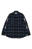 画像1: {SOLD}MAYO メイヨー STUD LOOK EMBROIDERY CHECK SHIRT スタッズ風刺繍チェックシャツ{-BEA} (1)