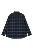 画像2: {SOLD}MAYO メイヨー STUD LOOK EMBROIDERY CHECK SHIRT スタッズ風刺繍チェックシャツ{-BEA} (2)