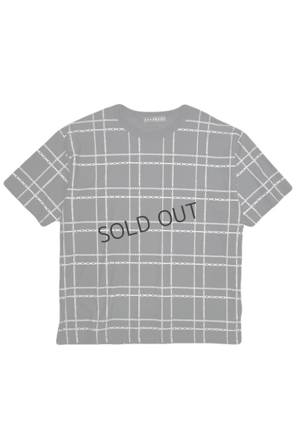 画像1: roarguns ロアーガンズ CHAIN CHECK PRINT T{-BES} (1)