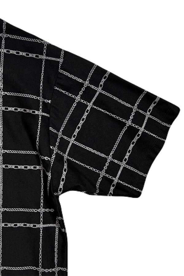 画像2: 【 30%OFF セール26,400円→18,480円】 roarguns ロアーガンズ CHAIN CHECK PRINT T{-BES} (2)