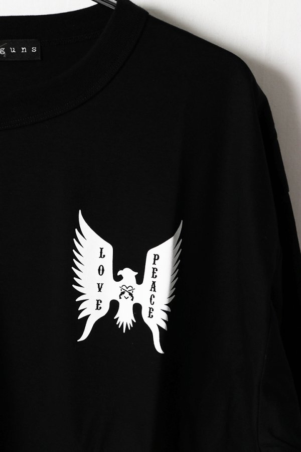 画像3: 【 30%OFF セール17,600円→12,320円】 roarguns ロアーガンズ EAGLE PRINT L/S T{-BES} (3)