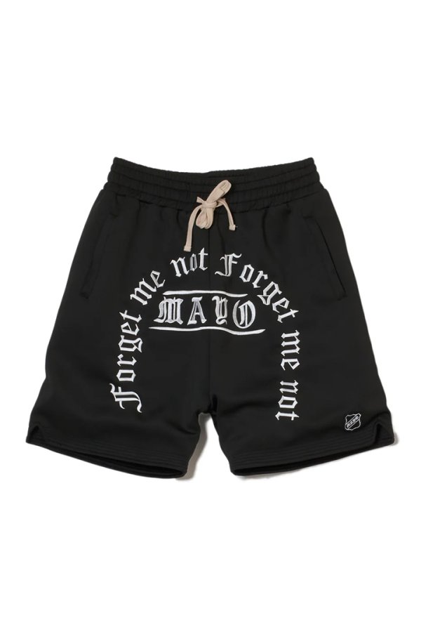 画像1: MAYO メイヨー MAYO MESSAGE EMBROIDERY GAME SHORTS{-BFS} (1)