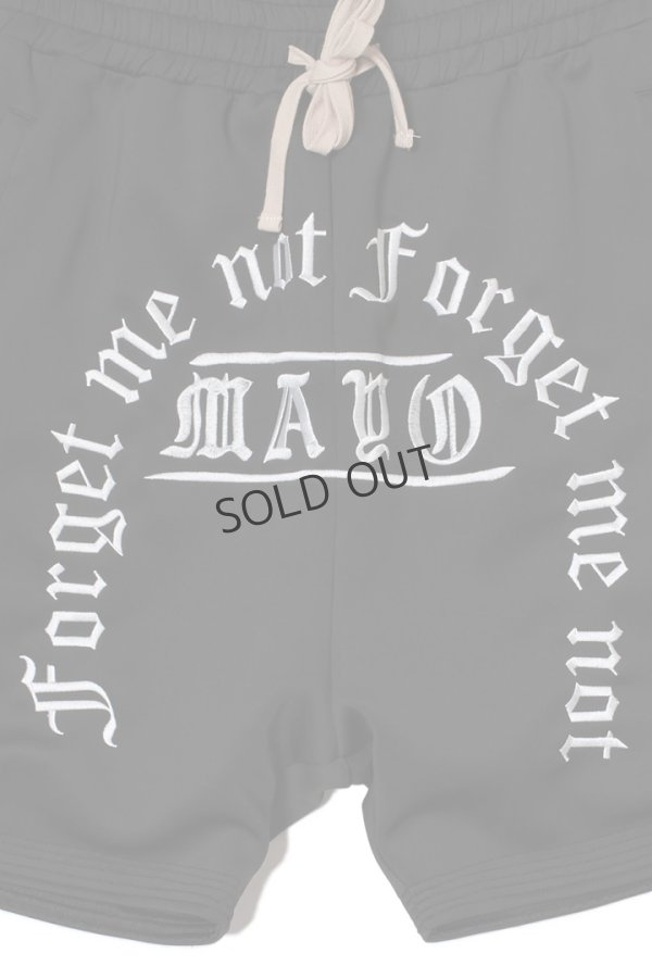 画像3: {SOLD}MAYO メイヨー MAYO MESSAGE EMBROIDERY GAME SHORTS{-BFS} (3)