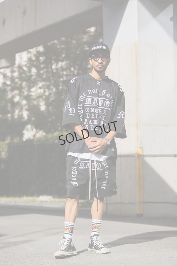 画像8: {SOLD}MAYO メイヨー MAYO MESSAGE EMBROIDERY GAME SHORTS{-BFS} (8)