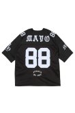 画像2: MAYO メイヨー MAYO MESSAGE EMBROIDERY GAME SHORT SLEEVE SHIRT{-BFS} (2)