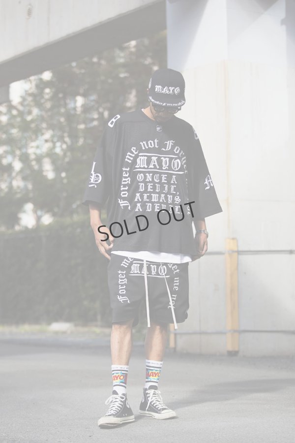 画像5: {SOLD}MAYO メイヨー MAYO MESSAGE EMBROIDERY GAME SHORT SLEEVE SHIRT{-BFS} (5)