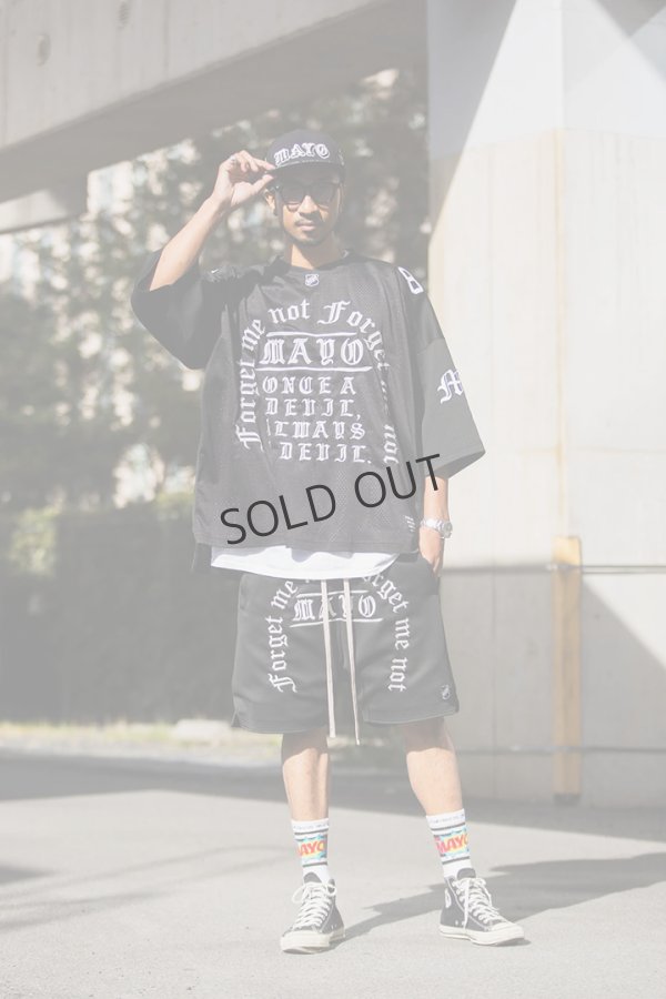 画像6: {SOLD}MAYO メイヨー MAYO MESSAGE EMBROIDERY GAME SHORT SLEEVE SHIRT{-BFS} (6)