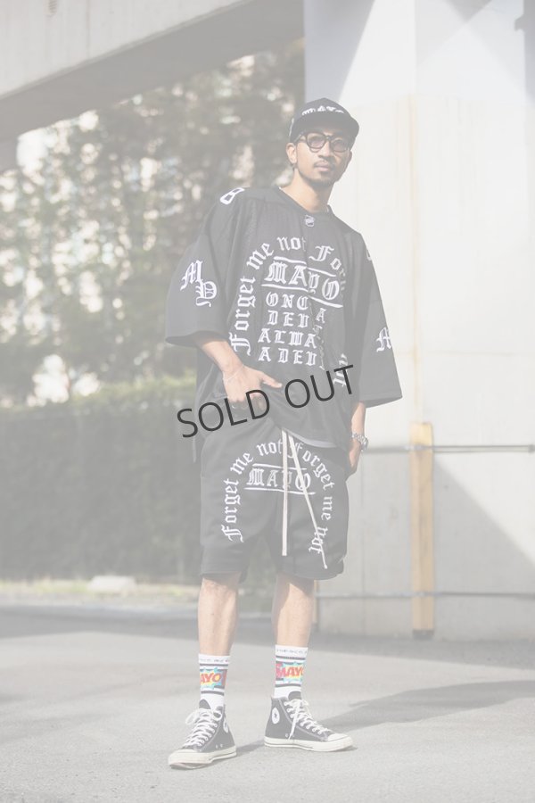 画像8: {SOLD}MAYO メイヨー MAYO MESSAGE EMBROIDERY GAME SHORT SLEEVE SHIRT{-BFS} (8)